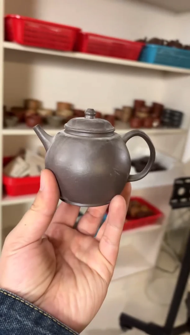 【闪购商品】紫砂茶壶紫泥龙蛋170毫升188
