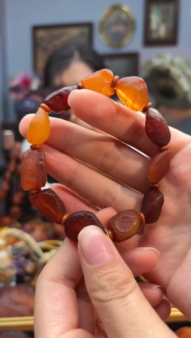 手串琥珀未镶嵌手串
