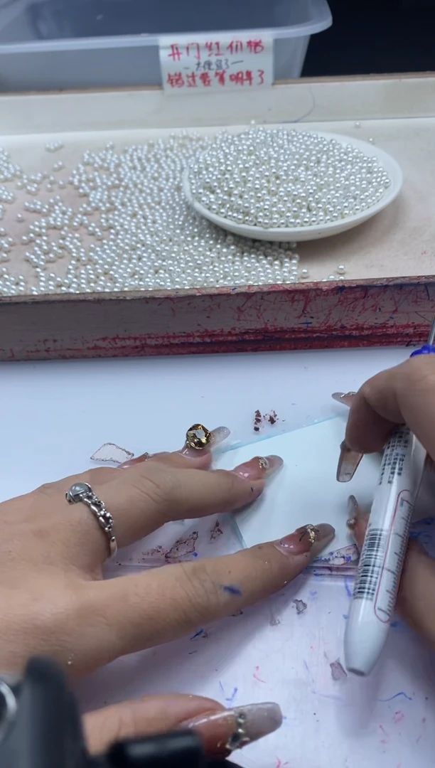 【闪购商品】拼合珍珠（马贝珠）颈饰未镶嵌w842贝珠4mm*50颗