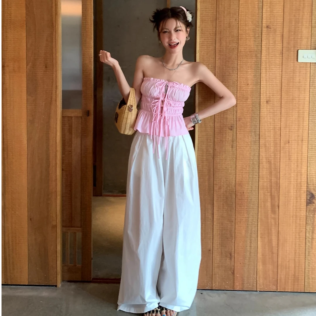 2025夏季新款时尚打底吊带背心气质显瘦洋气休闲百度性感辣妹外穿