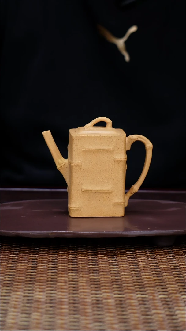 茶壶紫砂汀禾紫砂老段泥《竹》