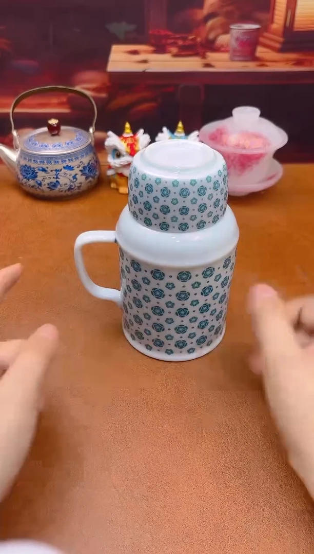 陶瓷茶具摆件旅行套组