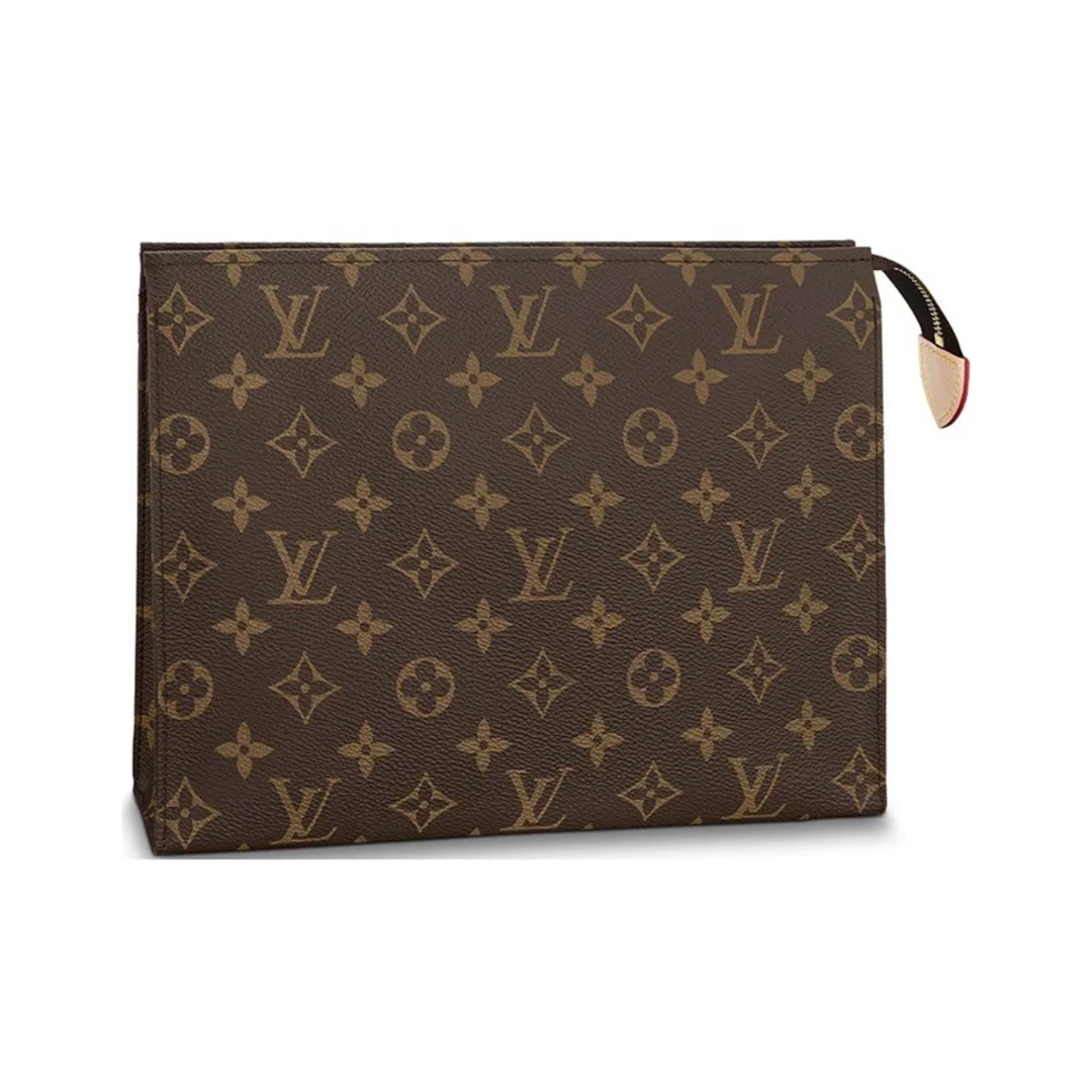 99新 LouisVuitton/路易威登 洗漱包26配肩带