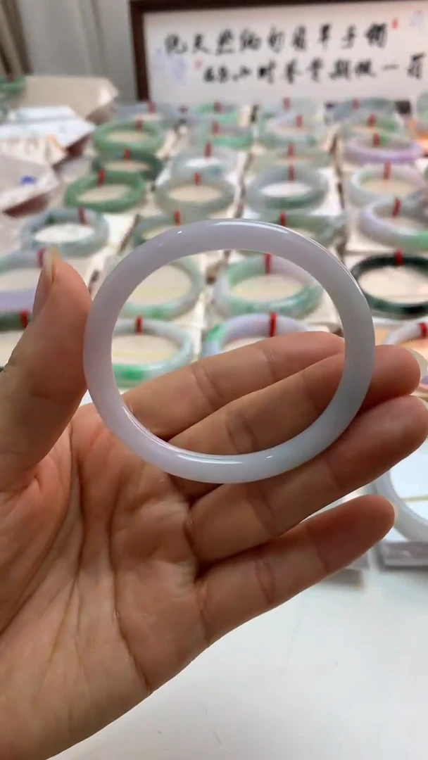 未镶嵌手镯翡翠53.9贵妃圆