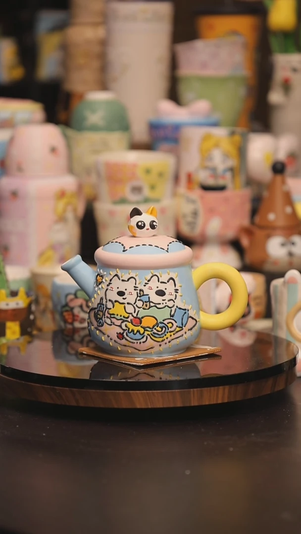 景德镇釉下彩绘设计师款式陶瓷