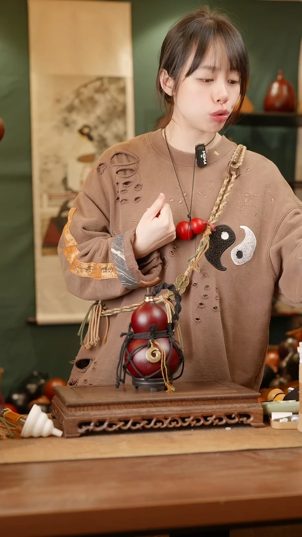 189号精品天然大漆酒葫芦一物一拍~