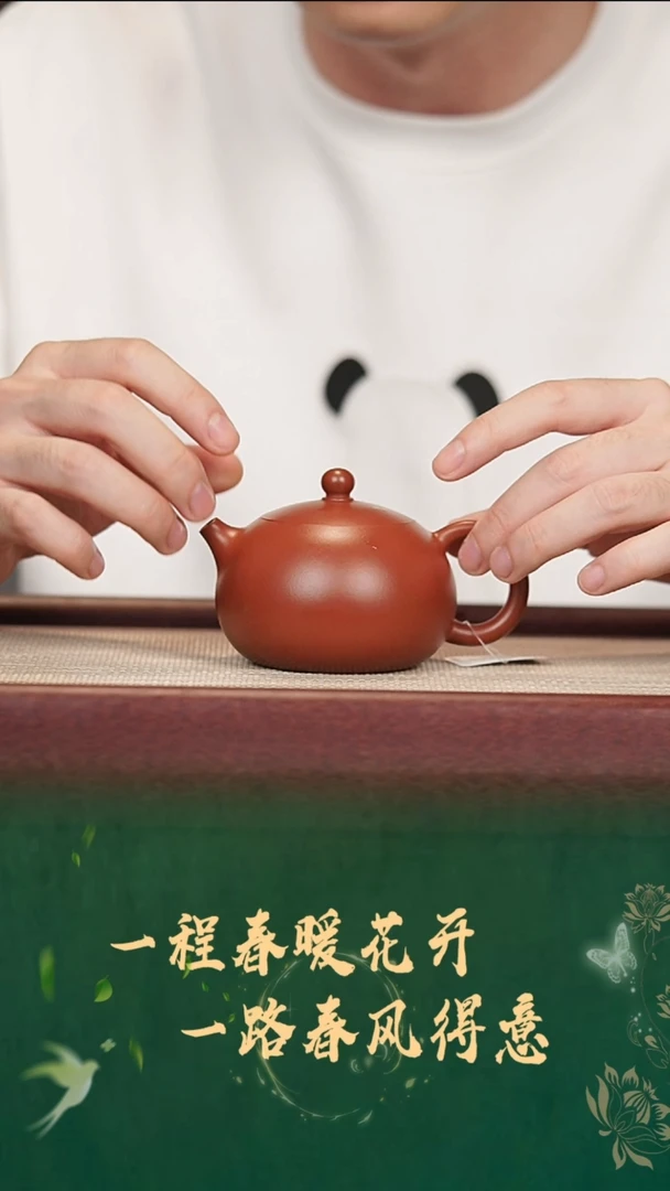 宜兴紫砂 西施 朱泥 212cc