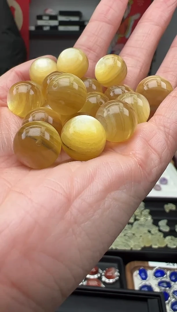【闪购商品】锂辉石金单珠未镶嵌108a多样性发其一/1.13/1个