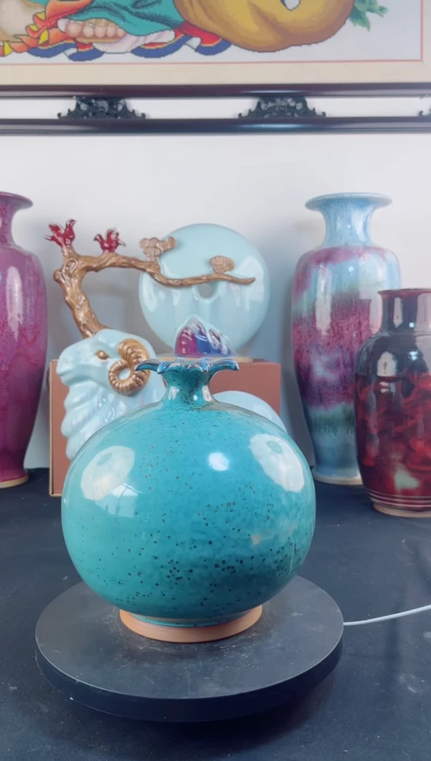 摆件神垕钧瓷收藏工艺品