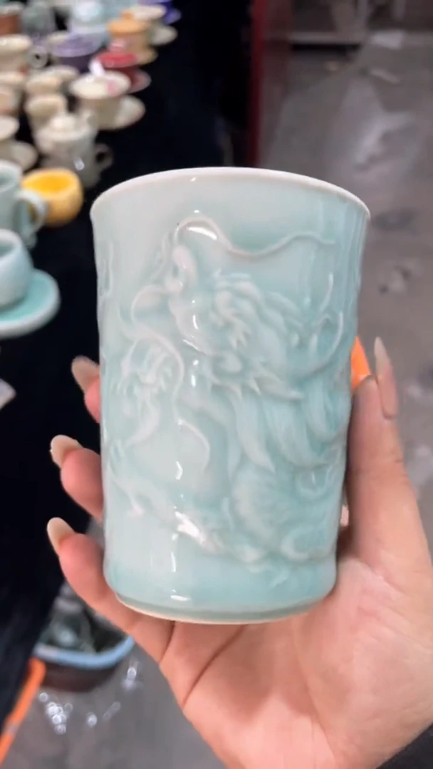 【闪购商品】特价 微瑕 慧仙青瓷