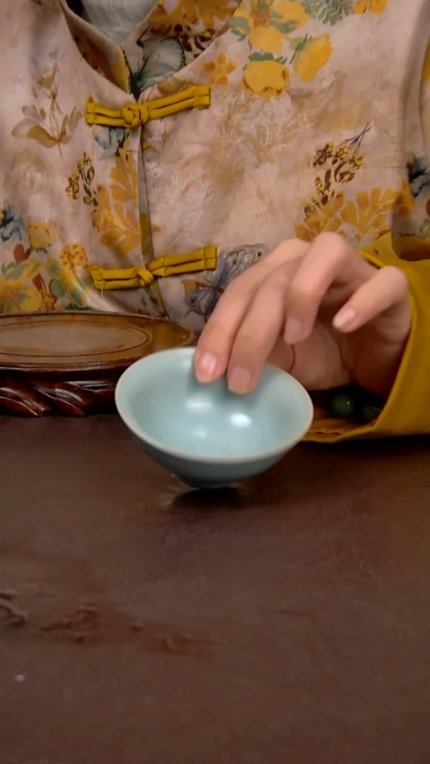 仿古鸡心杯不完美  不开片简装