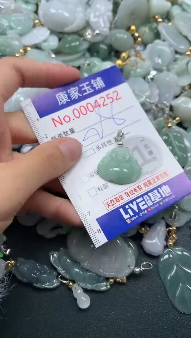 颈饰未镶嵌翡翠4252