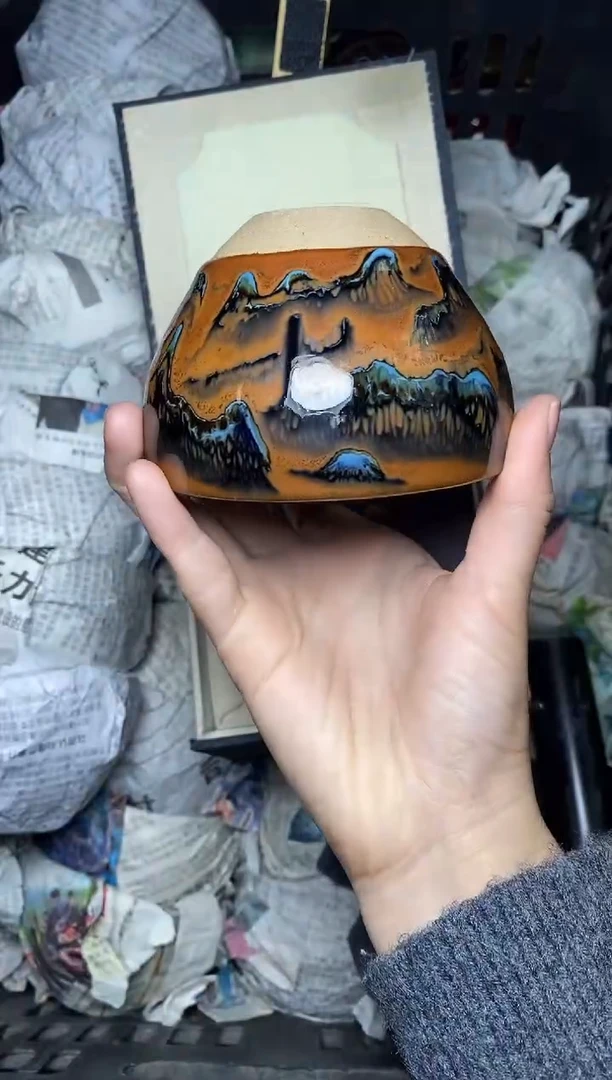 【闪购商品】茶盏千里 江山 盏三疯建盏茶器