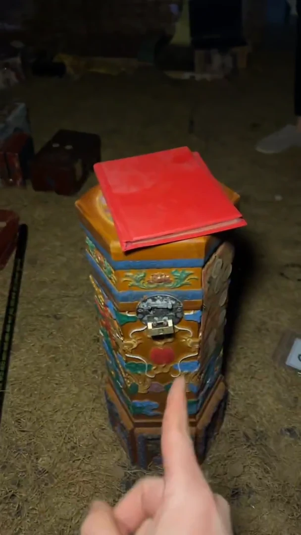 木摆件高端精美黄高盒一件链接