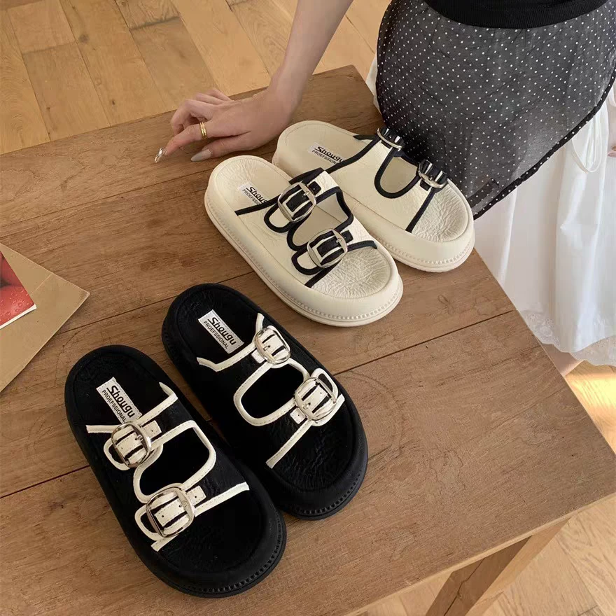 9172夏季松糕底拖鞋外穿