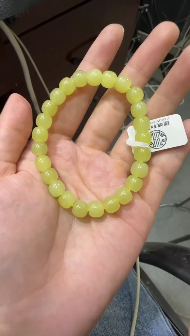 未镶嵌手串和田玉若羌黄口手串（产地直发）