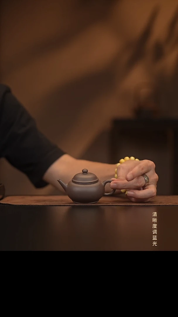 允禾斋 紫砂壶 水平 天青