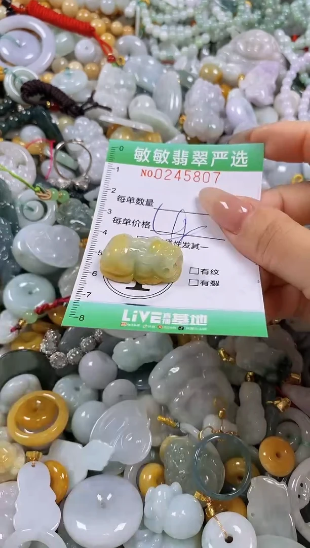 翡翠未镶嵌颈饰闪购0245807