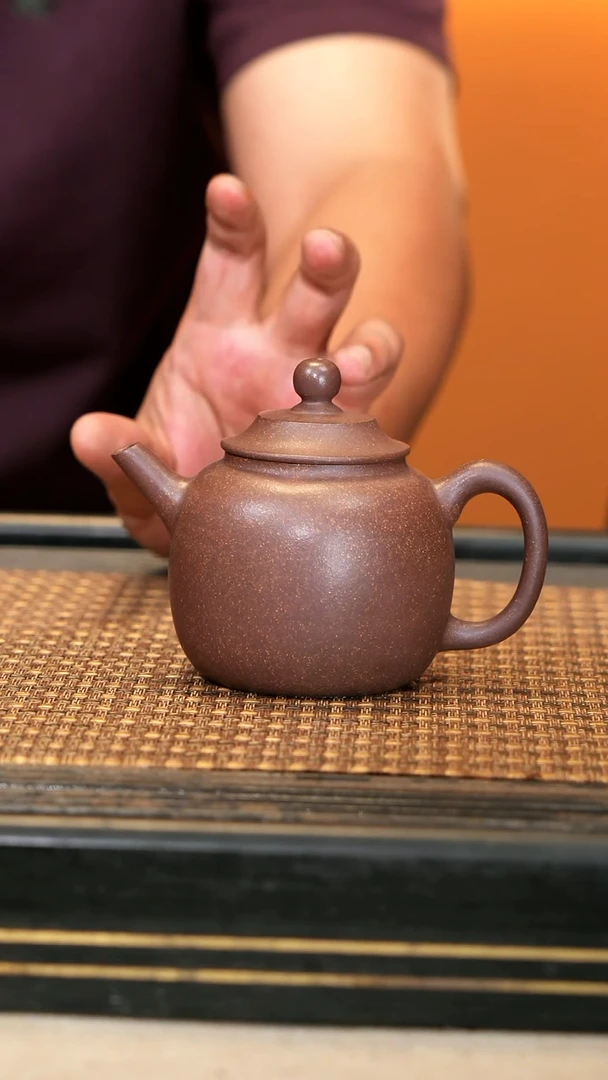 茶壶紫砂ZCJ24《古巨轮》老天青