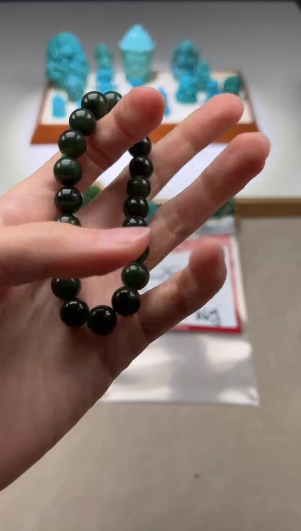 【闪购商品】和田玉（碧玉）手串手串未镶嵌手串手串