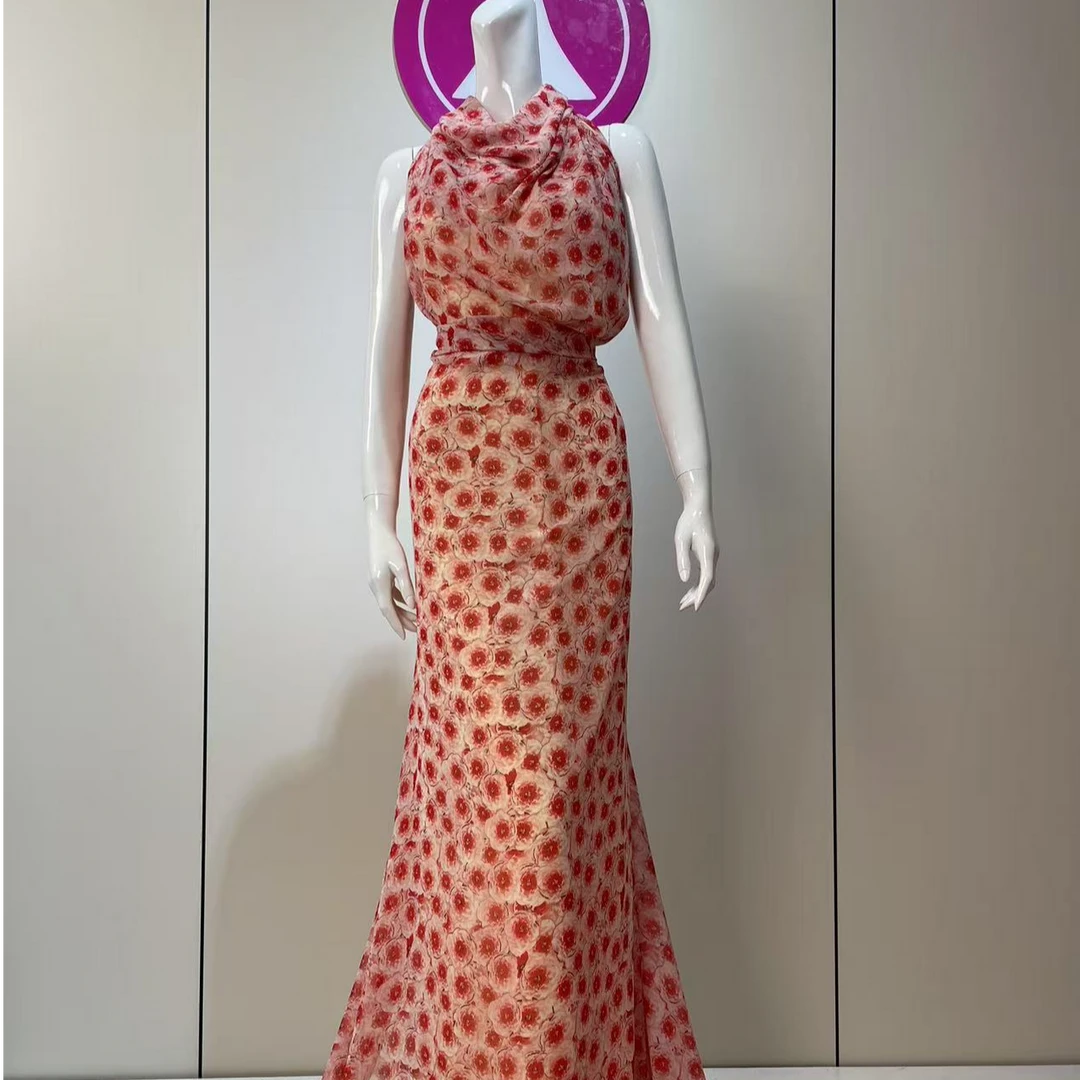 新款优雅花瓣珍珠雪纺|轻飘透气 夏日宝藏 可做连衣裙