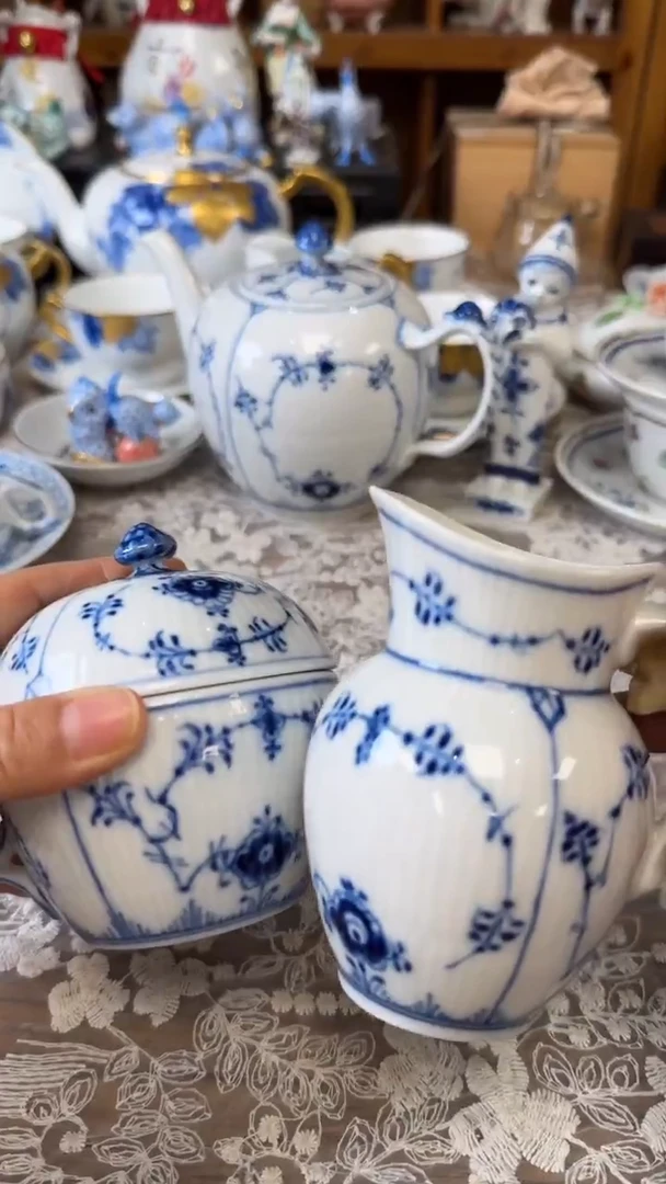 ?*青茶道具瓷器茶器