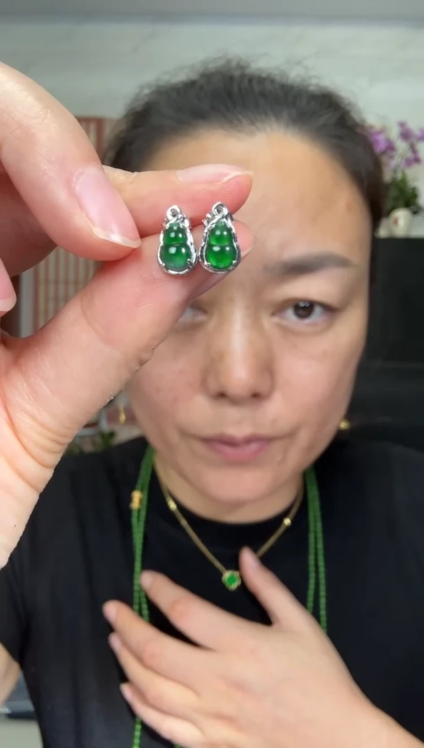 颈饰银S925镶嵌翡翠茂*00005932