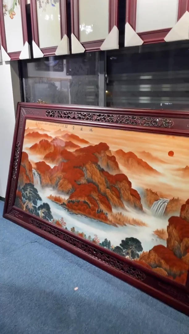 瓷鸿运当头132x232cm