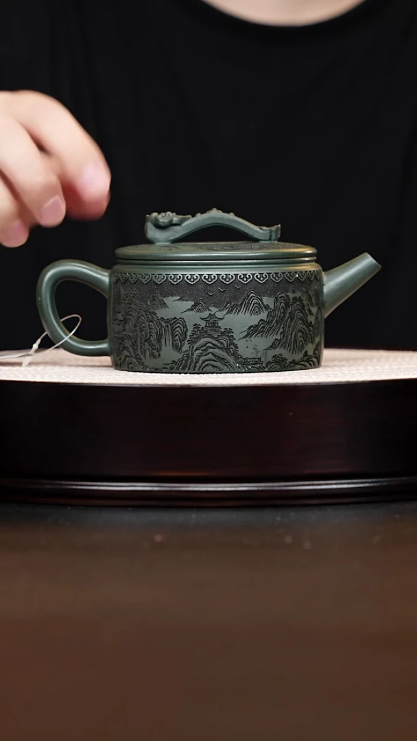 茶壶紫砂如意汉瓦紫砂壶