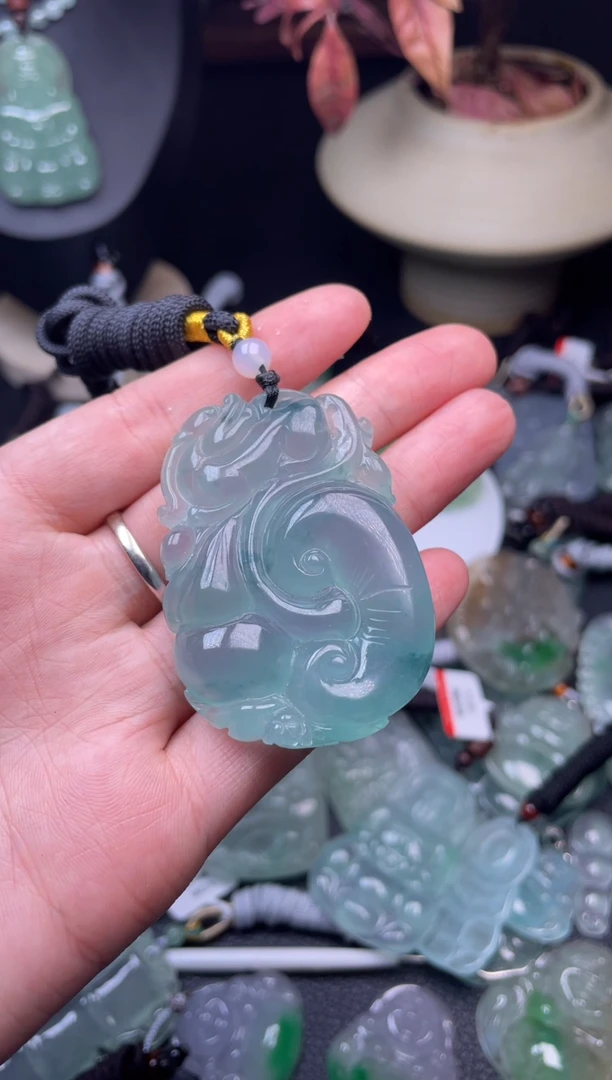 珐琅非金属 精品吊坠一物一拍