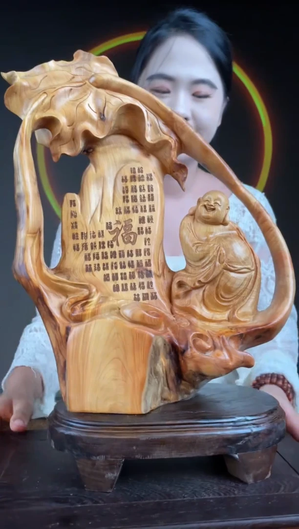 柏木（崖柏）手工摆件,先抢先得! 编号:157