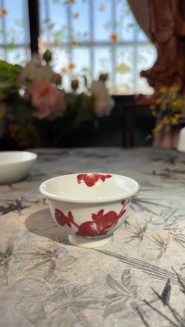 瓷孤品福利青花手绘