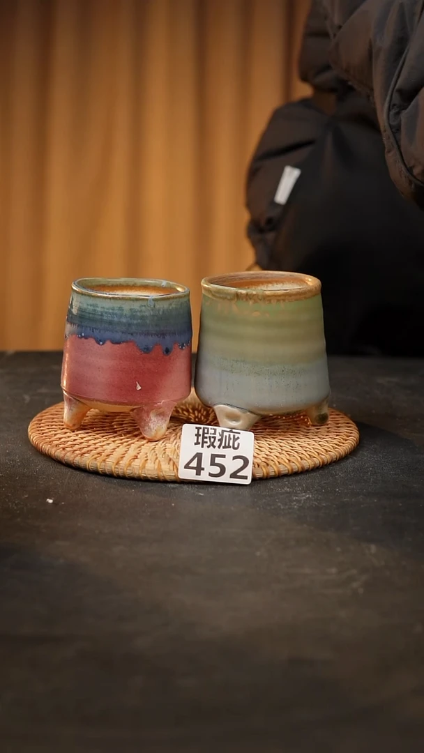 【闪购商品】瓷片452泥泥手工花盆