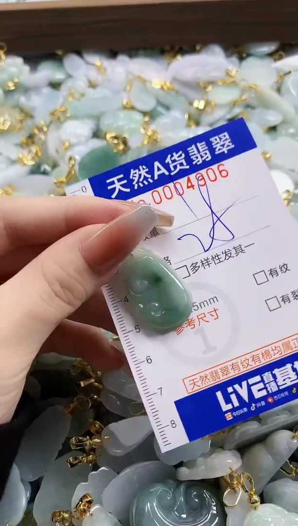 颈饰未镶嵌翡翠天然A货翡翠