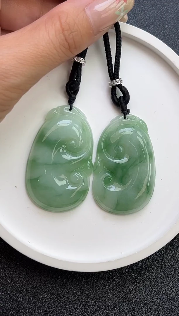 颈饰未镶嵌翡翠YM1300 如意多样性发一
