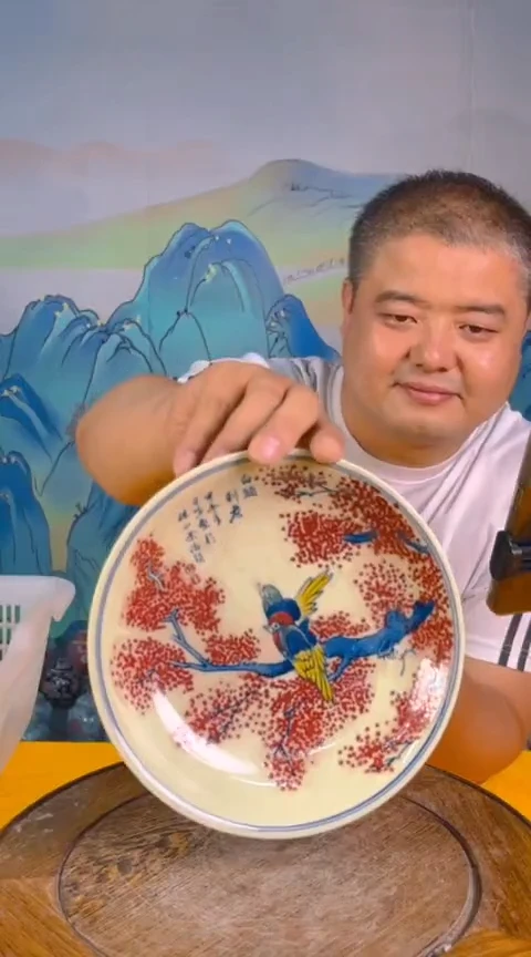 摆件景德镇陶瓷青花摆件60