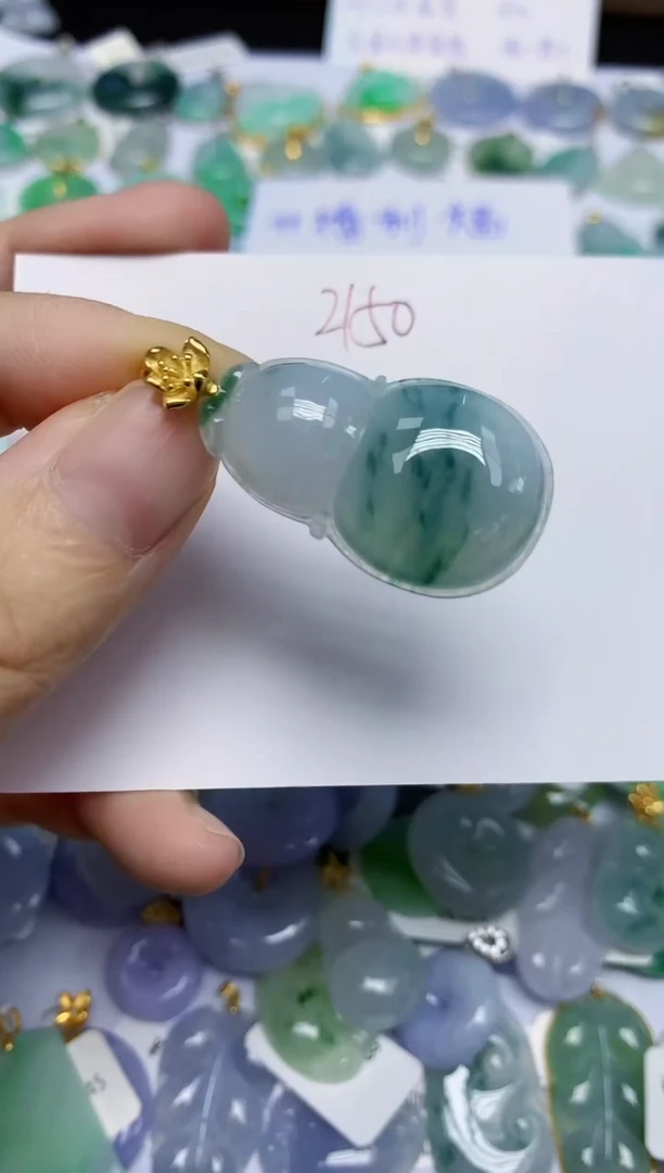 翡翠未镶嵌颈饰天然缅甸翡翠A货