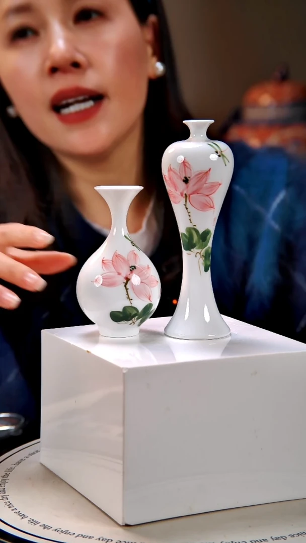 摆件陶景德镇手绘陶瓷11