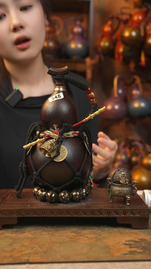 345大漆一物一拍记葫堂出品【不带手串】