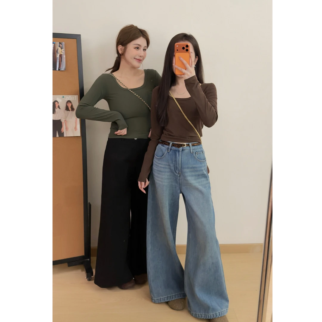 YPP！【长期主义】随便穿都好搭 可以一直穿的百搭修身长袖T恤