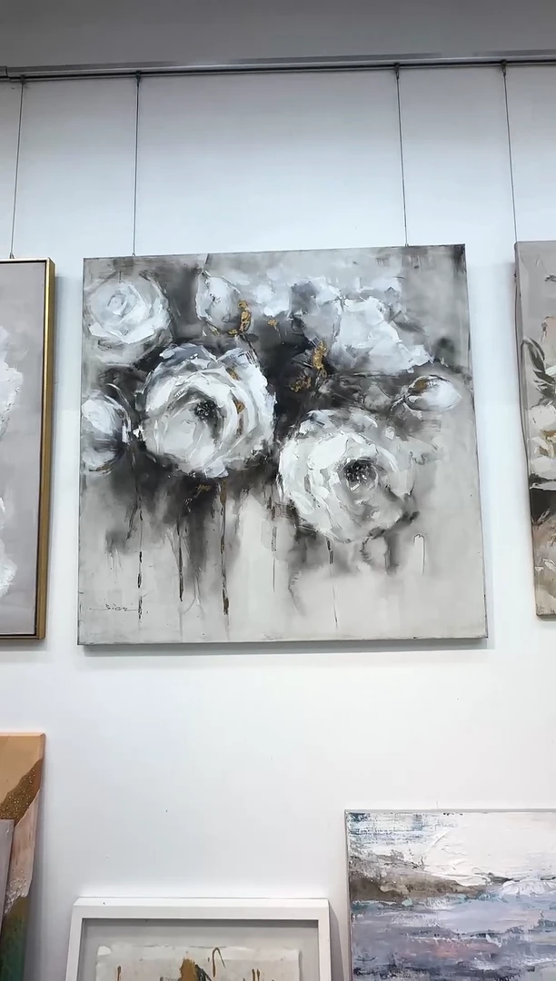 168现代艺术装饰画油画100cm*100cm