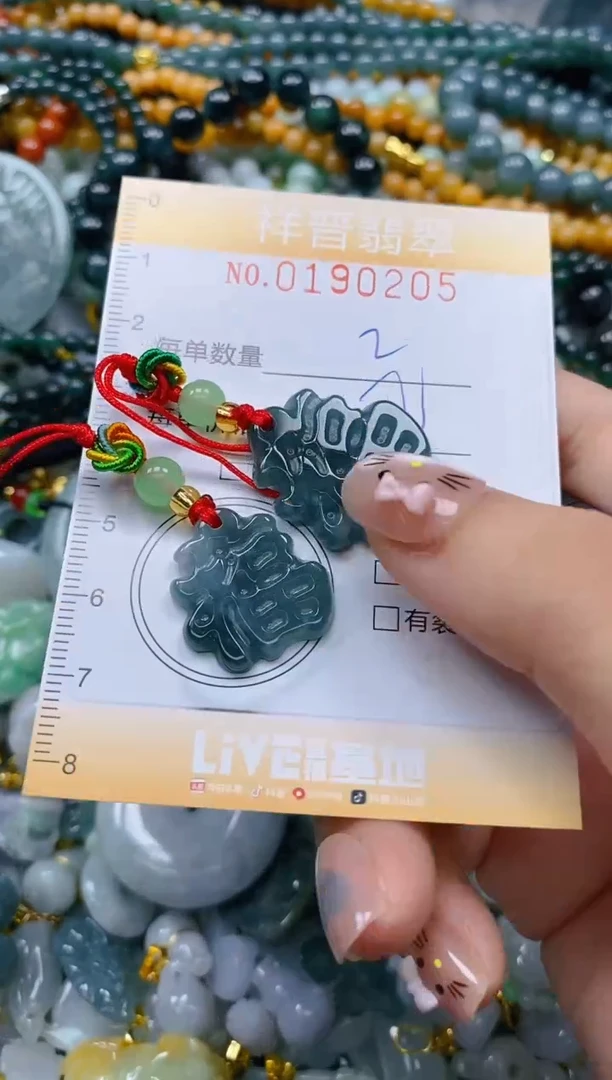 翡翠未镶嵌颈饰闪购0190205多样性发其一
