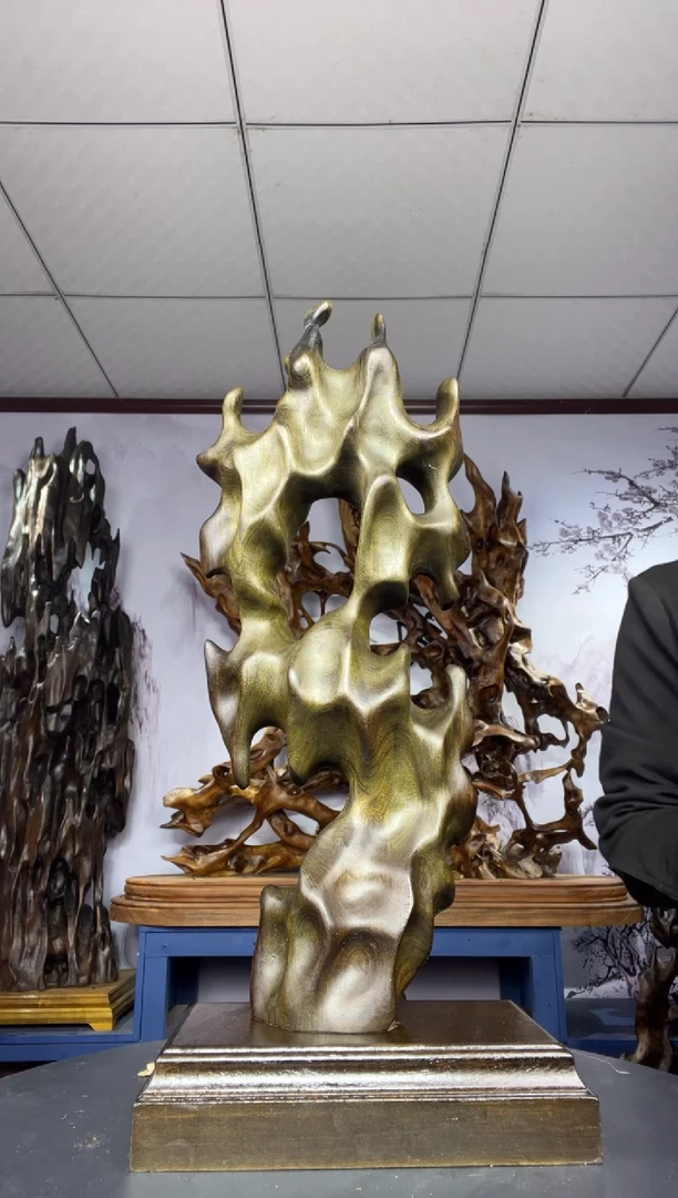 金丝楠木雕款n****j金丝楠木工艺品摆件