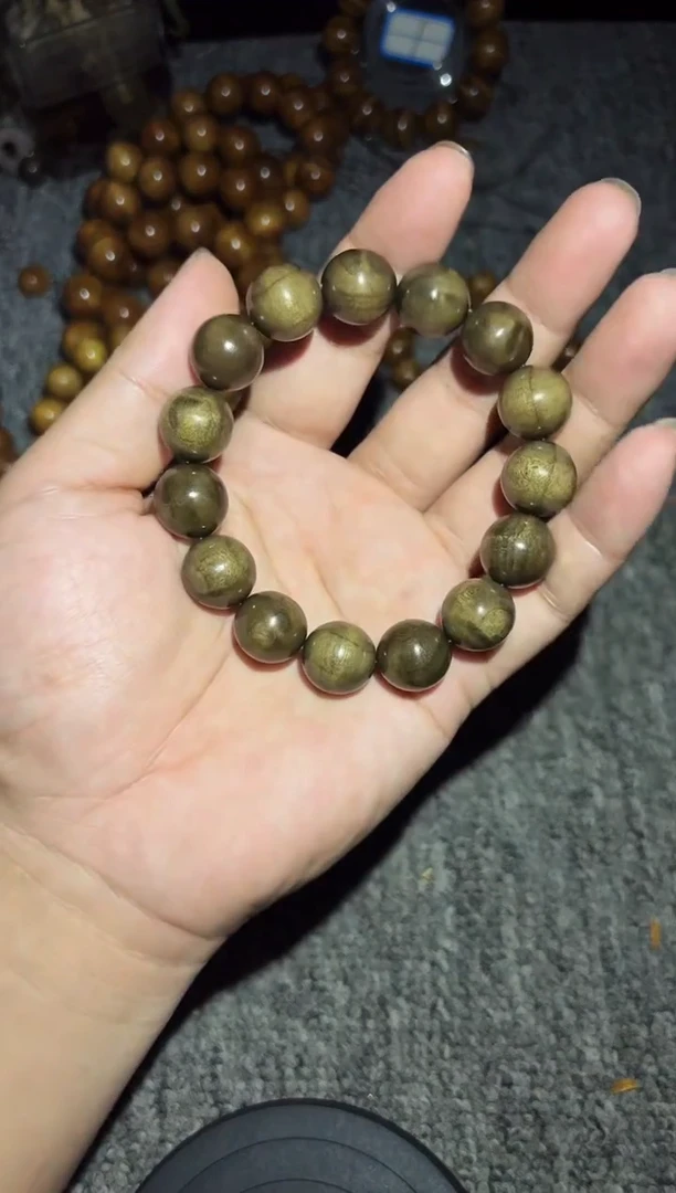 金丝楠手串/手链阴沉金丝楠1.5单圈48.8