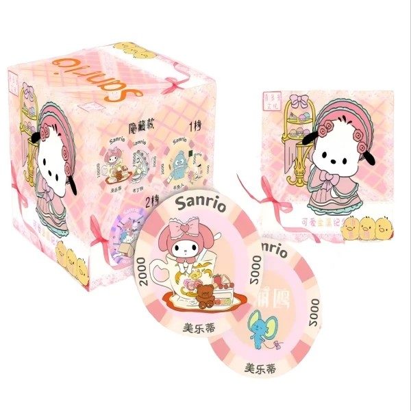 小奈福福【三丽鸥家族金属筹码纪念币】第一弹收藏卡牌盲盒代拆