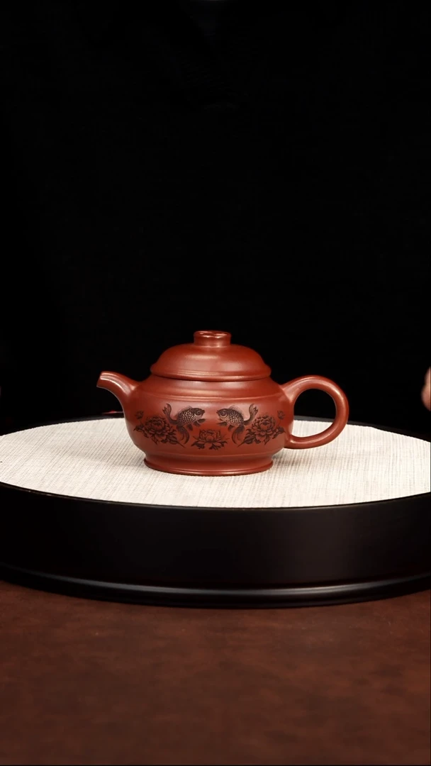 茶壶紫砂大红袍 太极古