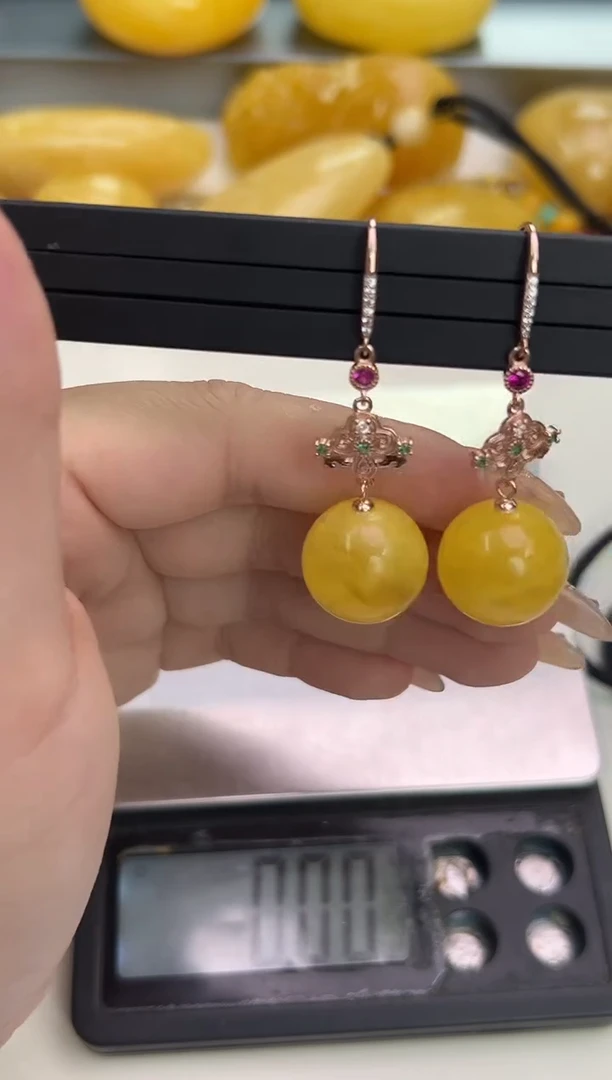裸石琥珀未镶嵌琥珀蜜蜡吊坠