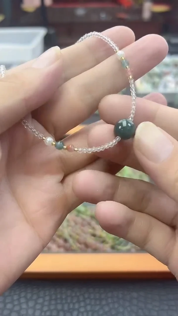 颈饰未镶嵌翡翠翡翠转运珠项链