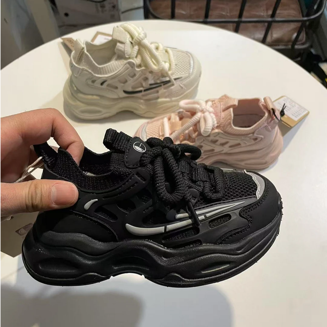 241019儿童运动鞋轻便透气软底女童休闲鞋男童跑步鞋飞织单鞋夏