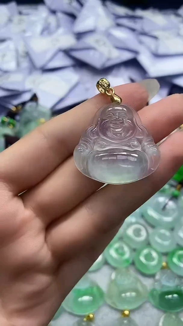 翡翠未镶嵌吊坠(赠链)所见即所得/一物一图（加扣头）31